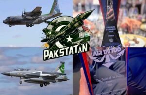 پاکستان ایئر فورس کے جے ایف-17 اور سی-130 طیارے لندن میں منعقدہ RIAT 2025 میں بین الاقوامی ایوارڈز جیتنے میں کامیاب۔