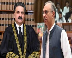 عمر ایوب اور چیف جسٹس یحییٰ آفریدی کی ممکنہ ملاقات کی خبر