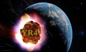 شہابی پتھر YR4 چاند سے ٹکرانے کے امکانات کے ساتھ خلا میں گردش کر رہا ہے