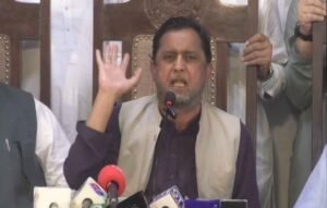 اجمل بلوچ 26 جولائی کو ایف بی آر کے خلاف ملک گیر احتجاج کا اعلان کرتے ہوئے