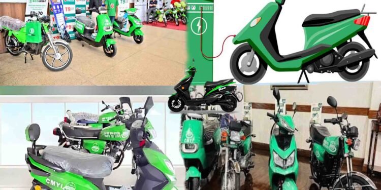 الیکٹرک بائیک اسکیم 2025 کی نمائندہ تصویر جس میں ماحول دوست بائیک دکھائی گئی ہے۔