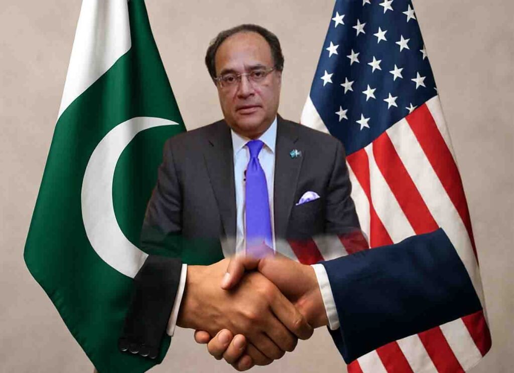 وزیر خزانہ محمد اورنگزیب تجارتی معاہدےکیلئےامریکا روانہ ہوتے ہوئے