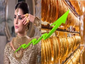 "سونے کی قیمت میں اضافے کے بعد زیورات کی دکان پر خریداروں کا رش"