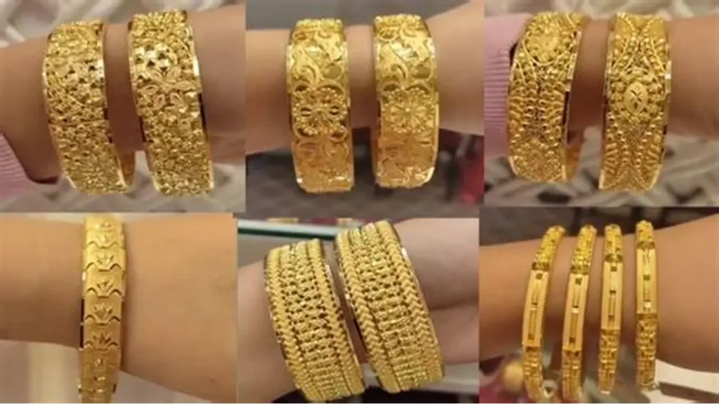 پاکستانی صرافہ مارکیٹ میں سونے کی نئی کم قیمت کا اعلان بورڈ پر آویزاں