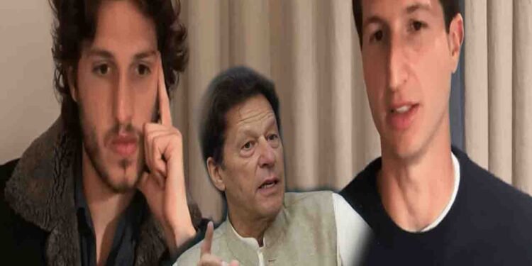عمران خان کے بیٹے پاکستان نہیں آئیں گے، عدالتی بیان