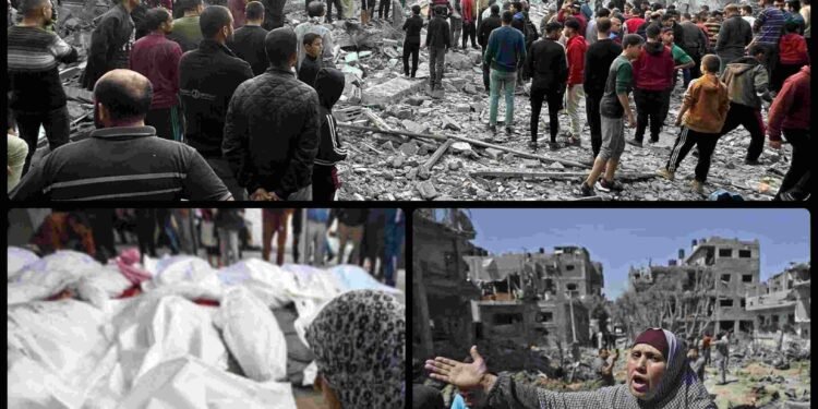 غزہ ایک بار پھر خون میں نہا گیا، اسرائیلی بمباری سے مزید 100 فلسطینی شہید