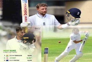 جو روٹ ٹیسٹ کرکٹ میں بیٹنگ کرتے ہوئے، رنز کا نیا ریکارڈ قائم کرتے ہوئے