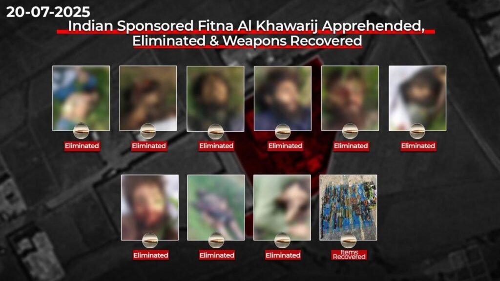 ملاکنڈ میں مشترکہ آپریشن کے دوران فتنہ الخوارج کے 9 دہشتگرد ہلاک، 8 گرفتار