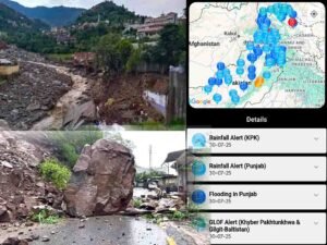 پاکستان میں بارش کے دوران حادثات، این ڈی ایم اے کی رپورٹ