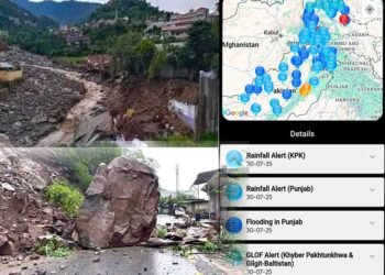 پاکستان میں بارش کے دوران حادثات، این ڈی ایم اے کی رپورٹ