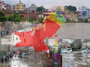 پنجاب کے مختلف شہروں میں مون سون بارشوں کے دوران سڑکوں پر جمع پانی کی صورتحال