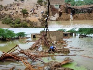 اوکاڑہ میں موسلادھار بارش کے بعد سڑکیں مکمل زیر آب، شہری شدید مشکلات کا شکار