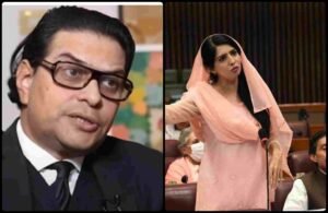 سلمان اکرم راجا میڈیا سے گفتگو کرتے ہوئے، عالیہ حمزہ کے بیان پر برہم