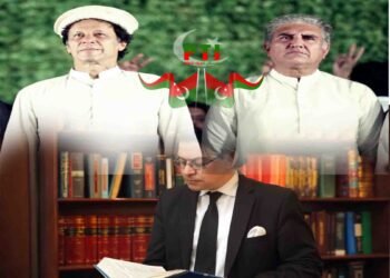 سلمان اکرم راجہ میڈیا سے گفتگو کرتے ہوئے، اڈیالہ جیل کے باہر