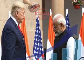 ڈونلڈ ٹرمپ بھارت پر تنقید کرتے ہوئے، ٹروتھ سوشل پر پوسٹ کا اسکرین شاٹ