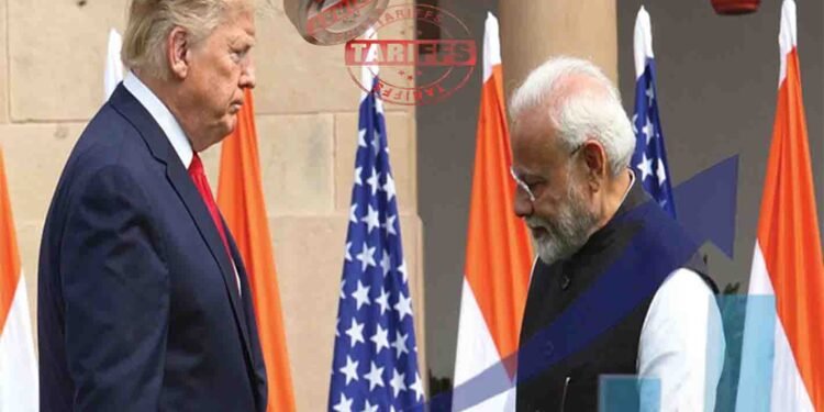 ڈونلڈ ٹرمپ بھارت پر تنقید کرتے ہوئے، ٹروتھ سوشل پر پوسٹ کا اسکرین شاٹ