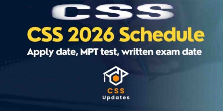 سی ایس ایس امتحان کی تیاری میں مصروف نوجوان امیدوار 2026