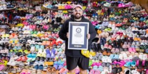 ربڑ کی چپلوں کا عالمی ریکارڈ