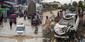 پاکستان میں بارشوں کے نئے سلسلے کے بعد دریاؤں کی سطح بلند اور سیلابی صورتحال