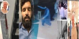 سینئر وکیل خواجہ شمس الاسلام کی نماز جمعہ کے بعد فائرنگ سے ہلاکت کا منظر