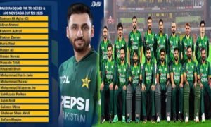 ایشیا کپ 2025 اسکواڈ کے لیے اعلان کردہ پاکستان کرکٹ ٹیم کا 17 ارکان
