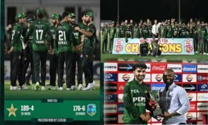 پاکستان نے ویسٹ انڈیز کو شکست دے کر سیریز اپنے نام کر لی