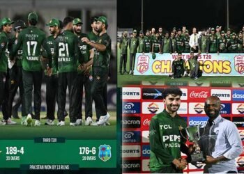 پاکستان نے ویسٹ انڈیز کو شکست دے کر سیریز اپنے نام کر لی