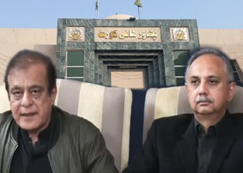 پشاور ہائی کورٹ میں عمر ایوب اور شبلی فراز کی نااہلی کی سماعت