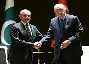 شہباز شریف اور رجب طیب اردوان کی ملاقات