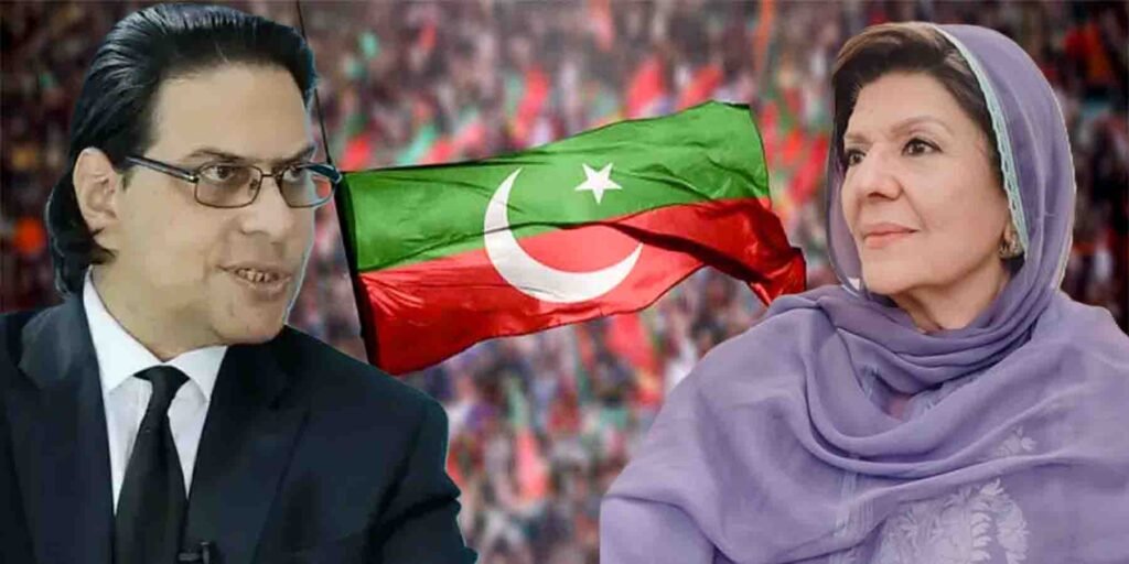 علیمہ خان میڈیا سے گفتگو کرتے ہوئے سلمان اکرم علیمہ خان بیان کی وضاحت کر رہی ہیں۔