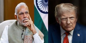امریکی صدر ڈونلڈ ٹرمپ بھارت سے تجارتی مذاکرات سے انکار کرتے ہوئے