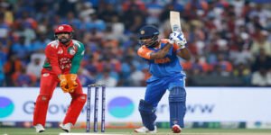 بھارت بمقابلہ عمان : عمان کو 21 رنز سے شکست