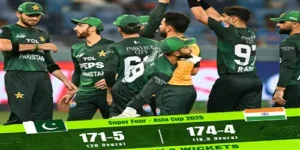 پاک بھارت سپر فور مرحلہ میچ میں سنسنی خیز مقابلہ