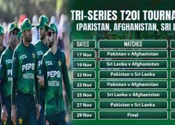 تین ملکی ٹی ٹوئنٹی سیریز پاکستان میں پی سی بی کا اعلان