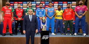 ایشیا کپ 2025 کی ٹرافی کی رونمائی