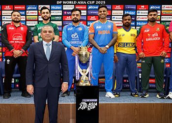 ایشیا کپ 2025 کی ٹرافی کی رونمائی