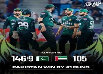 ایشیا کپ پاکستان بمقابلہ یو اے ای – پاکستان کی شاندار جیت