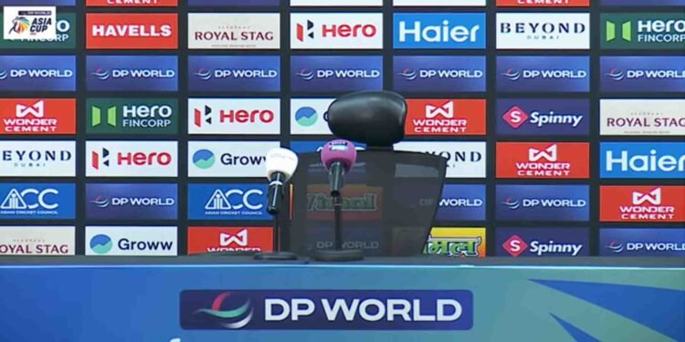 ایشیا کپ سپر فور پاکستان پریس کانفرنس منسوخی بھارت میچ سے قبل