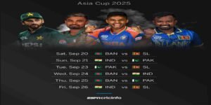"ایشیا کپ سپر 4 مرحلے میں پاکستان اور بھارت کا دبئی میں اہم ٹاکرا"