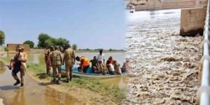 بھارت ستلج سیلاب سے متاثرہ پاکستانی علاقے اور بیراجوں پر پانی کی بلند سطح