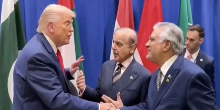 ڈونلڈ ٹرمپ اور شہباز شریف ملاقات عالمی تعلقات پر گفتگو