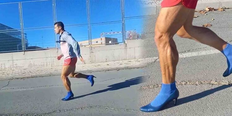 ہیلز پہن کر عالمی ریکارڈ