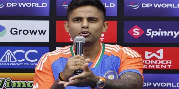 آئی سی سی نے سوریا کمار یادیو کو سیاسی بیان پر سرزنش کی