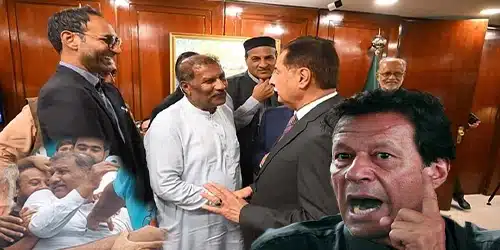 صحافی اعجاز احمد سے عمران خان کی بدسلوکی : قومی اسمبلی اجلاس میں صحافیوں کا آؤٹ