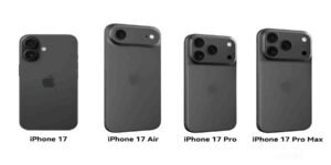 ایپل کی آئی فون 17 سیریز کے چار ماڈلز متعارف
