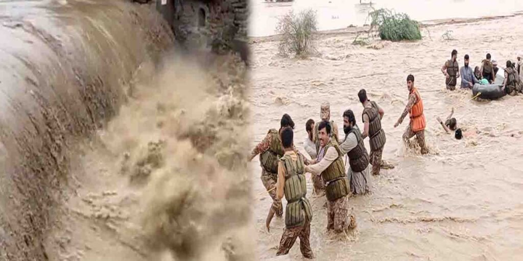 جلالپور پیروالا میں سیلاب، بند ٹوٹنے سے بستیاں زیر آب