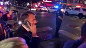 صدر میکرون کا ٹرمپ کو فون،نیویارک میں عوام کے ساتھ میکرون کی سیلفی