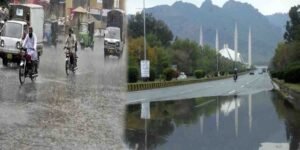 مون سون بارشوں کی پیشگوئی کے بعد اسلام آباد اور پنجاب میں بارش کا منظر