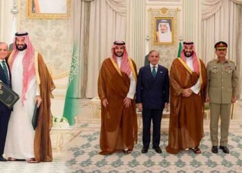 پاکستان سعودی عرب دفاعی معاہدہ، وزیراعظم شہباز شریف اور ولی عہد کی ملاقات