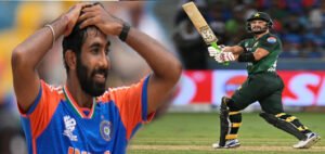 صاحبزادہ فرحان بمرا کو چھکا مارتے ہوئے — ایشیا کپ 2025